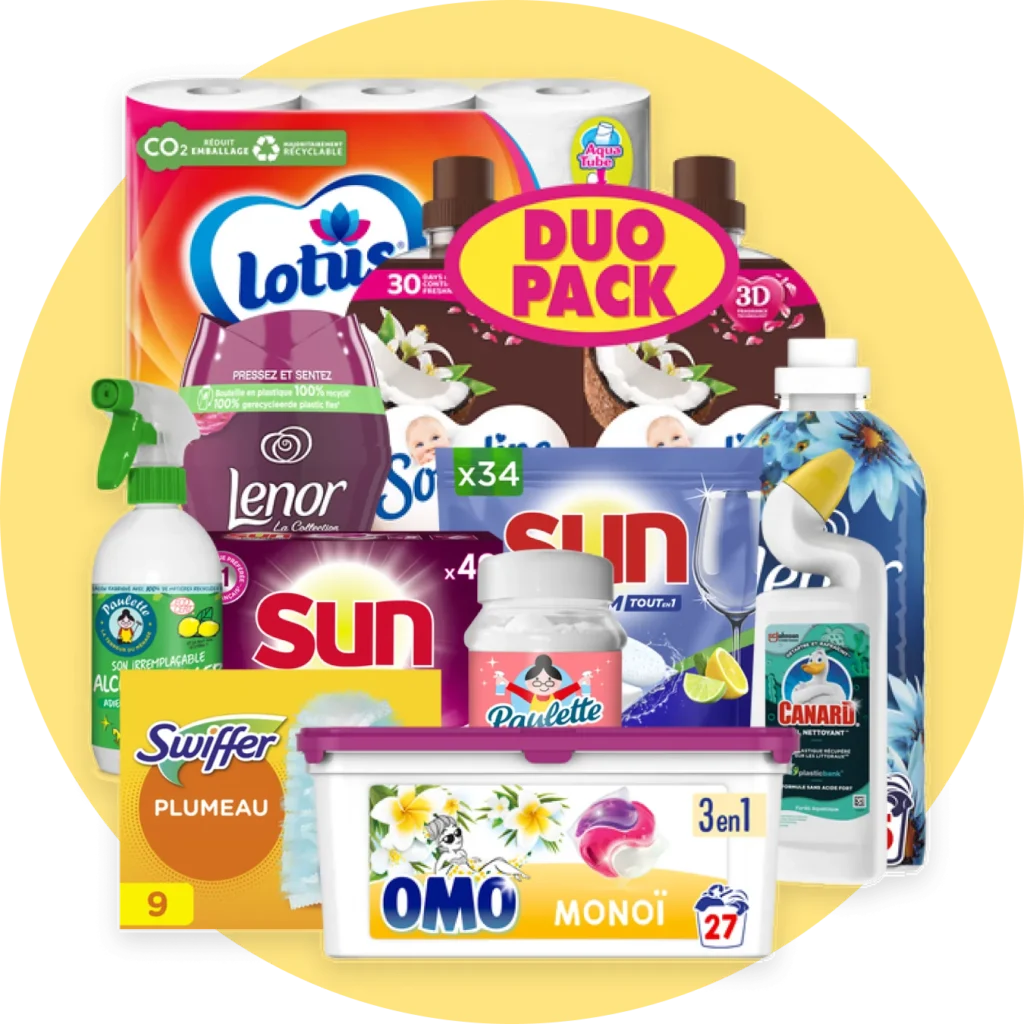 Les produits d'entretien disponibles à l'Hyper U Païta