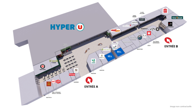 plan galerie commerciale